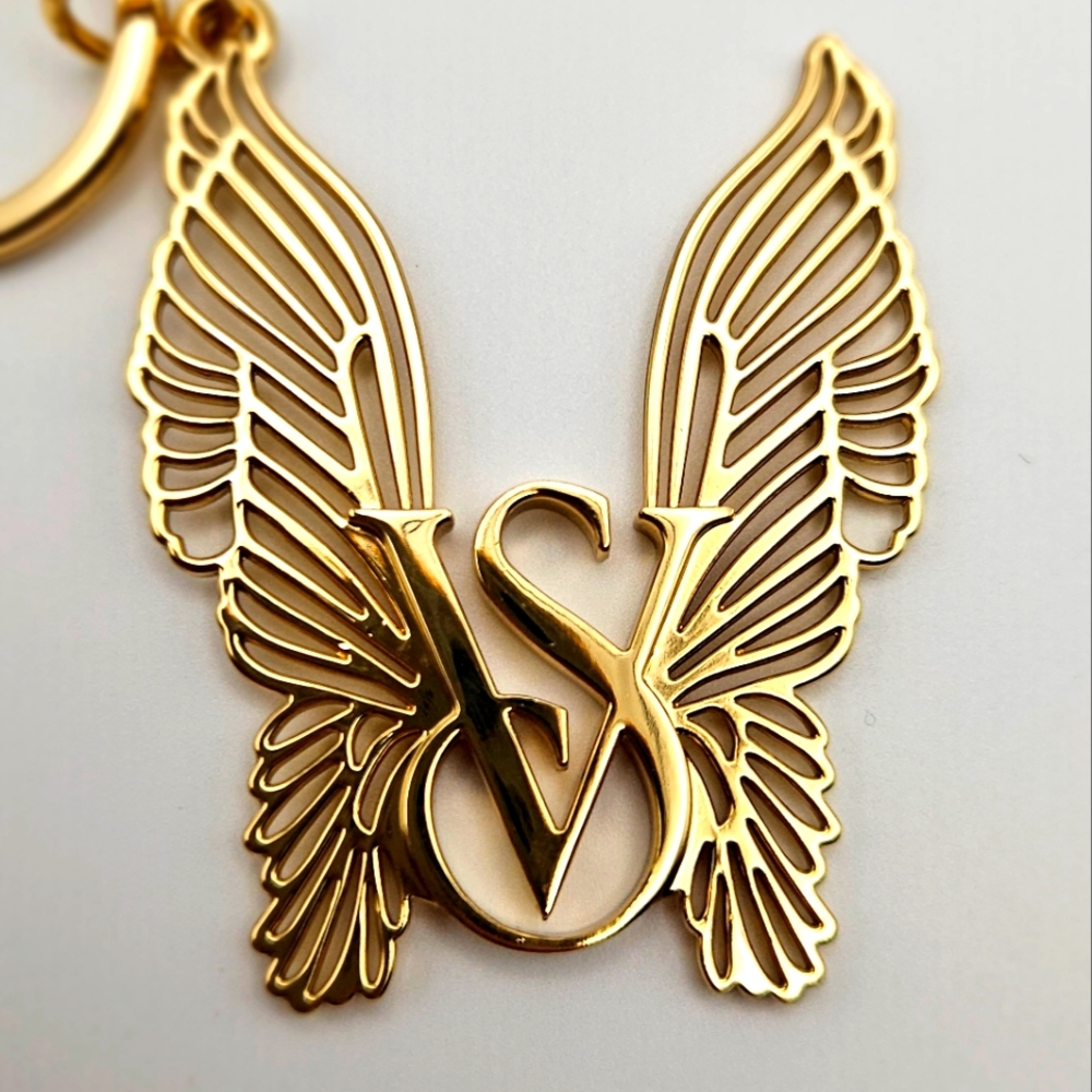 VS Victoria's Secret Wings Dream Fashion Show Keychain Gold NWT